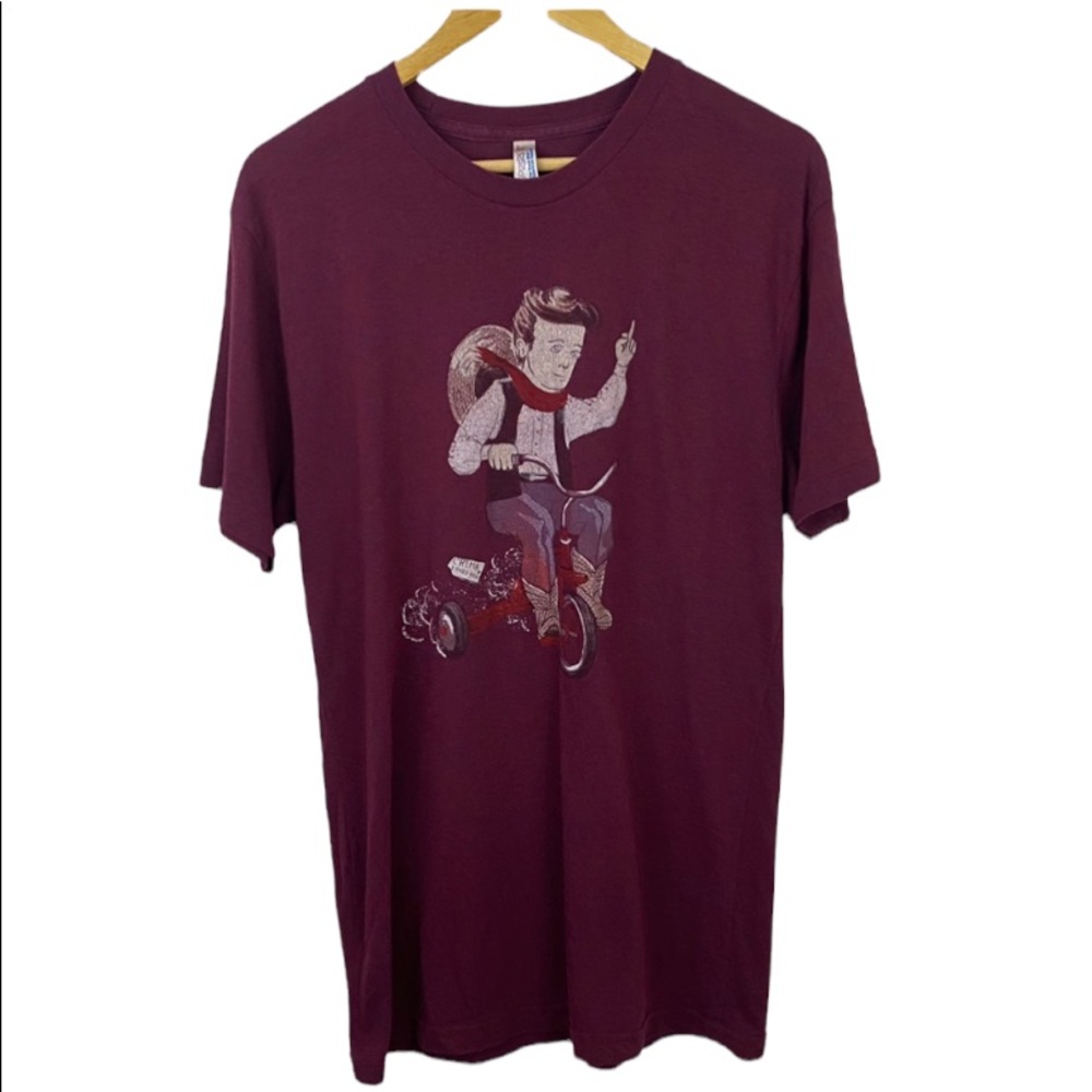 SOLD! The Track Shirt American Apparel Size Large